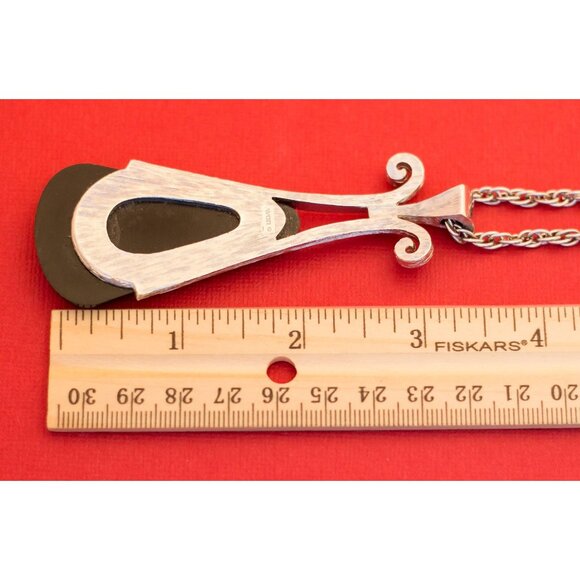 Vintage Gothic Style Statement Pendant that's large 24 Inch Made by Avon - F3 - Picture 3 of 3